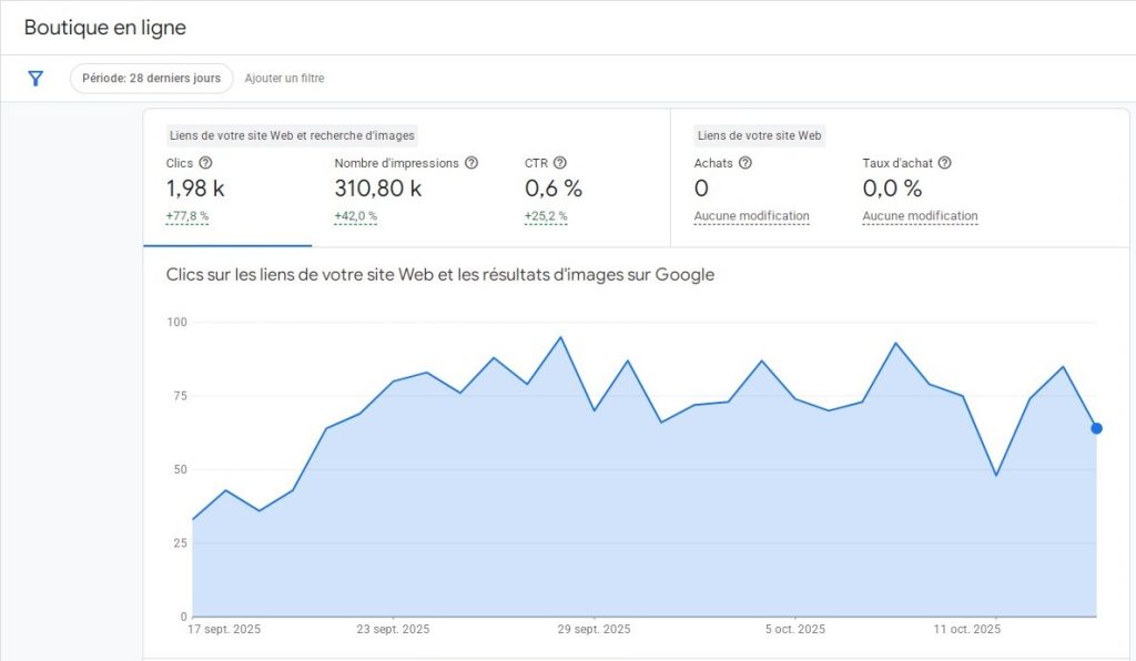SEO e-commerce | Optimiser votre site marchand 9 SEO e-commerce +77.8 % de clics vers boutique en ligne