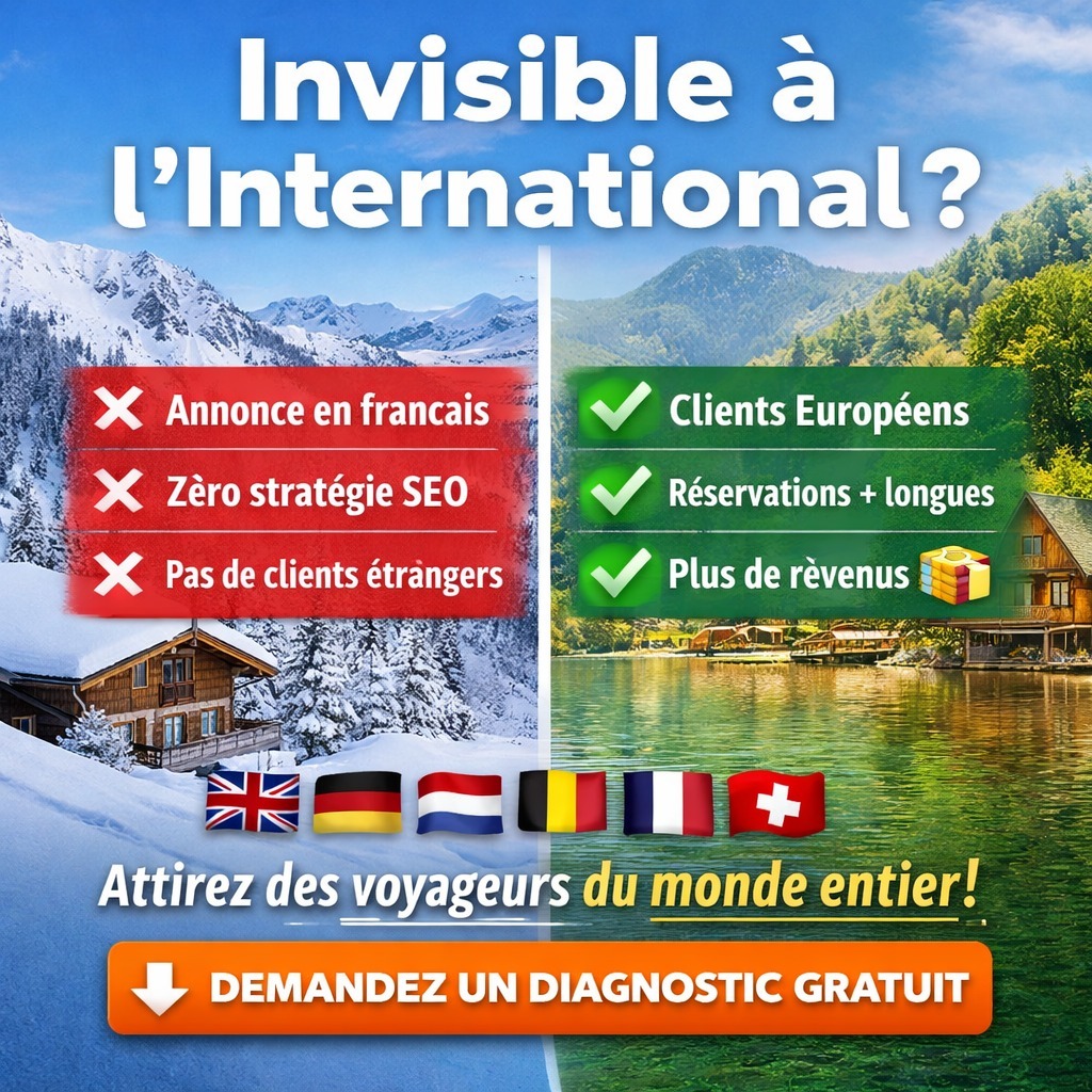 Visibilité de votre location de vacances à l'internationale