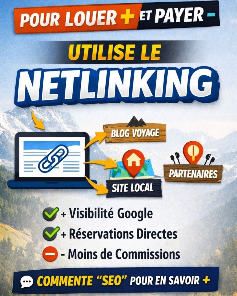 Stratégie de netlinking pour une location saisonnière