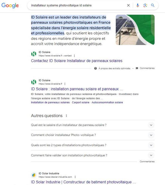 Cannibalisation installateur système photovoltaïque